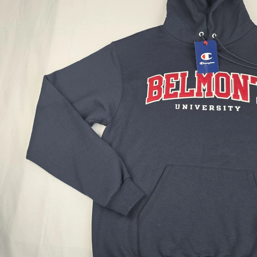 New Champion Hoodie Mens Medium Belmont Pullover Sweatshirt College NCAA